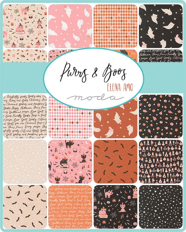 Moda Purrs and Boos Layer Cake - Image 2