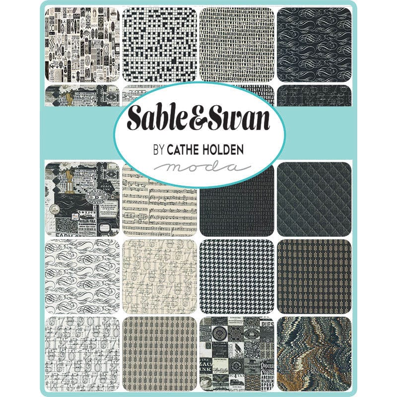 Moda Sable & Swan Fat Quarter Bundle 19 Piece 7440AB - Image 3