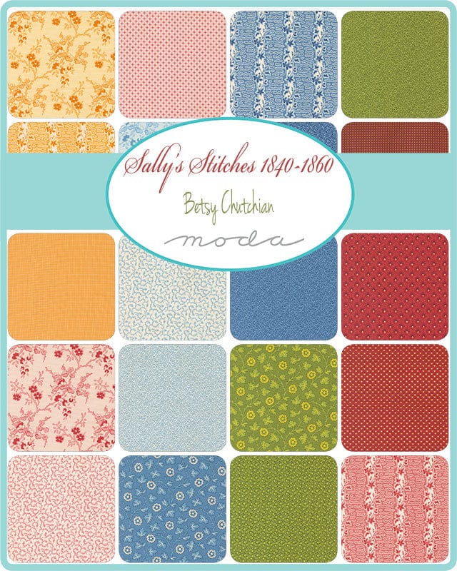 Moda Sallys Stitches Mini Charm - Image 2