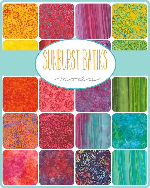 Moda Sunburst Batiks Fat Quarter Bundle 30 Piece - Image 2