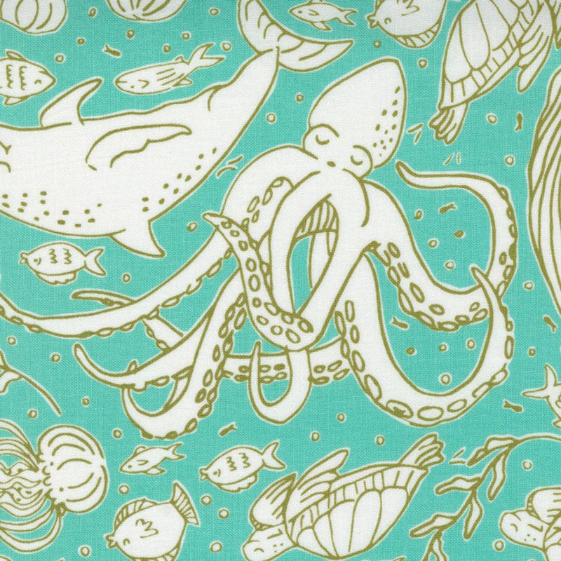 Moda The Sea and Me Fabric - Image 24