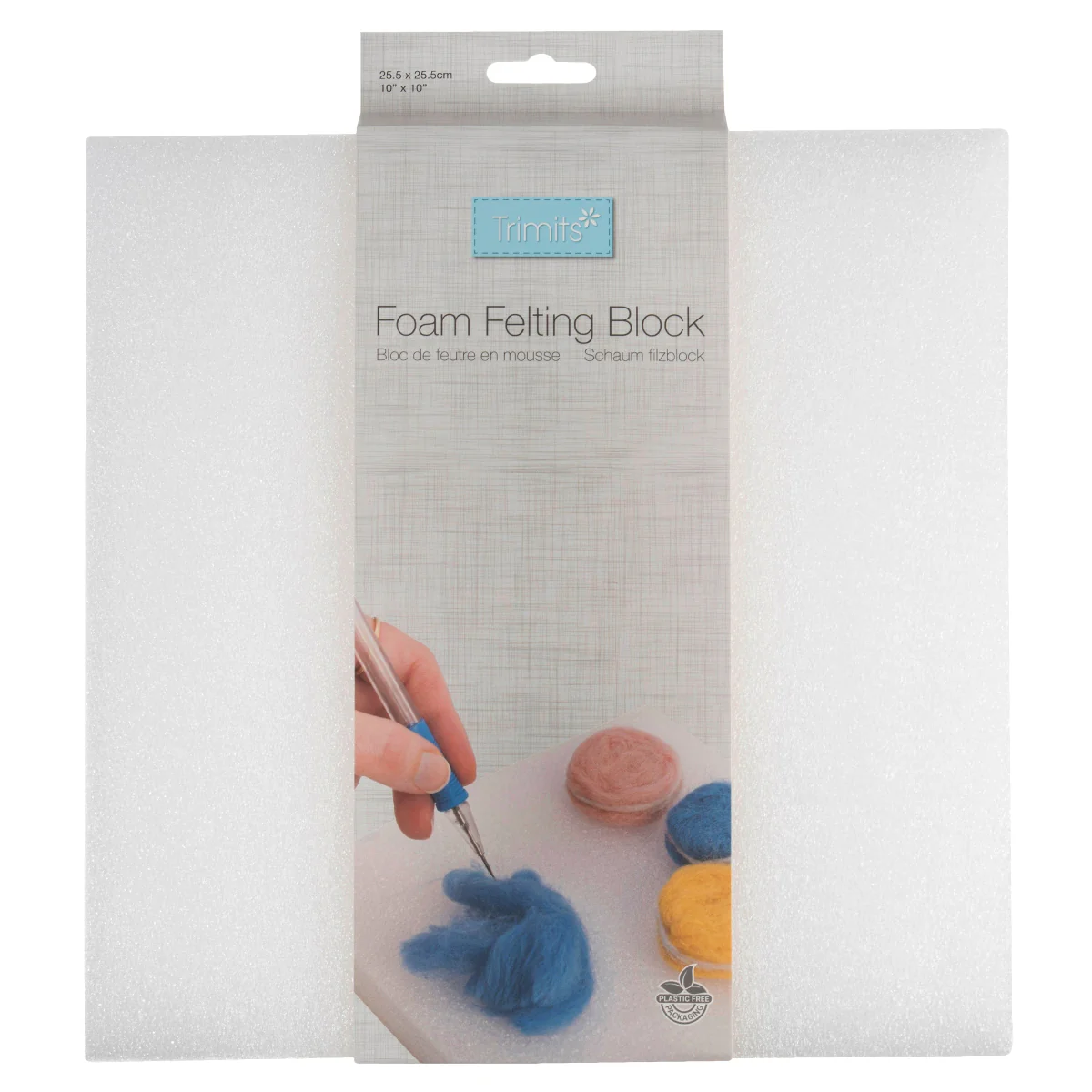Needle Felting Foam Block 10 x 10 Inches