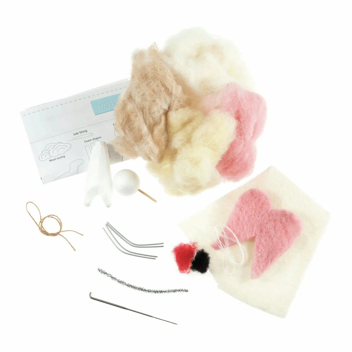 Needle Felting Kit Angel - Image 2