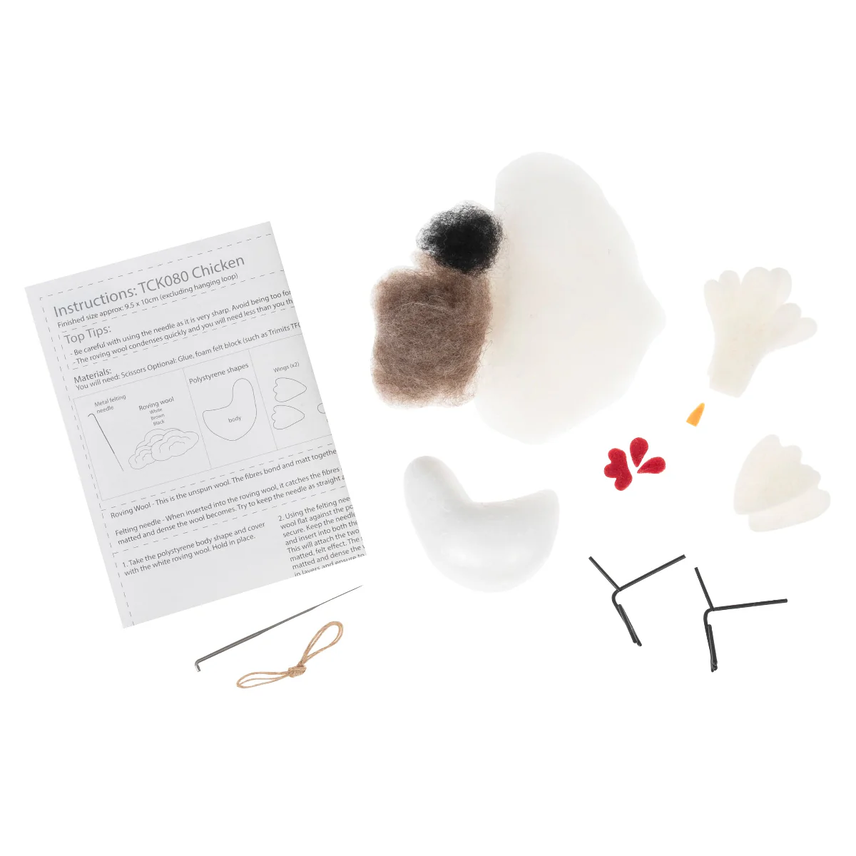 Needle Felting Kit Chicken - Image 2