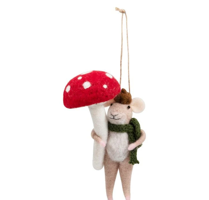 Needle Felting Kit Christmas Woodland Mouse - Image 2