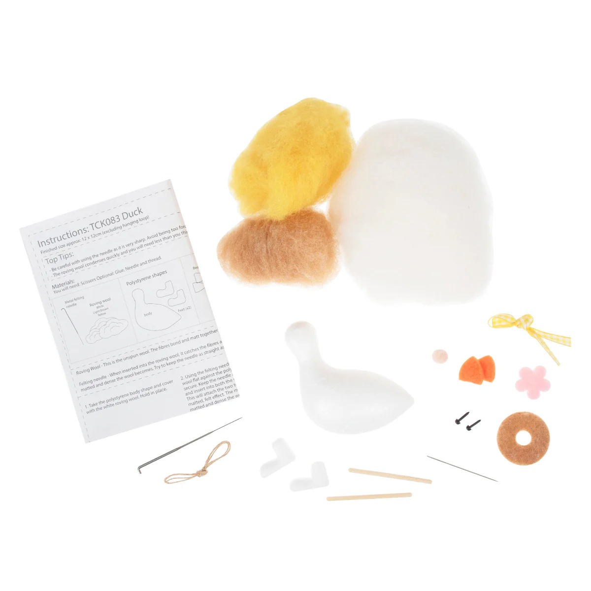Needle Felting Kit Duck - Image 2