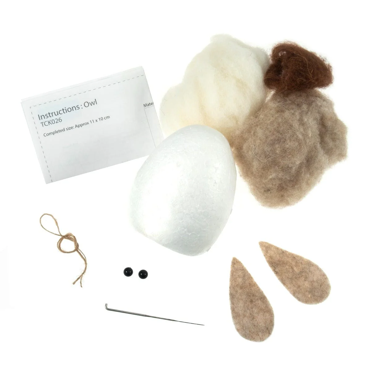Needle Felting Kit Owl - Image 3