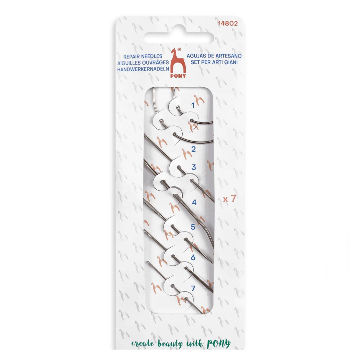 Hand Sewing Needles: Repair needles: Gold Eye