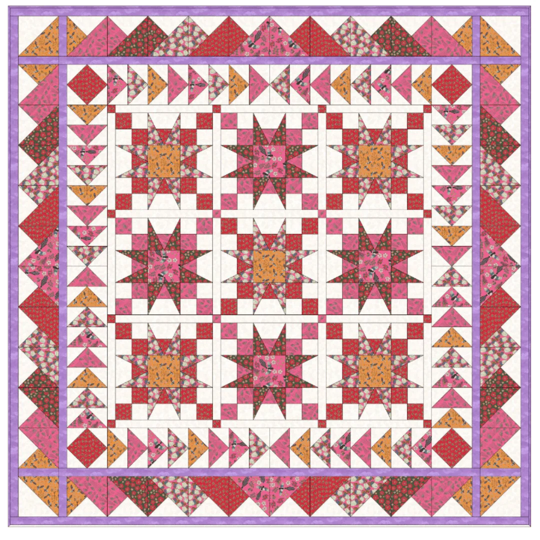 Lewis & Irene Norwegian Forest Dream Quilt Top Bundle