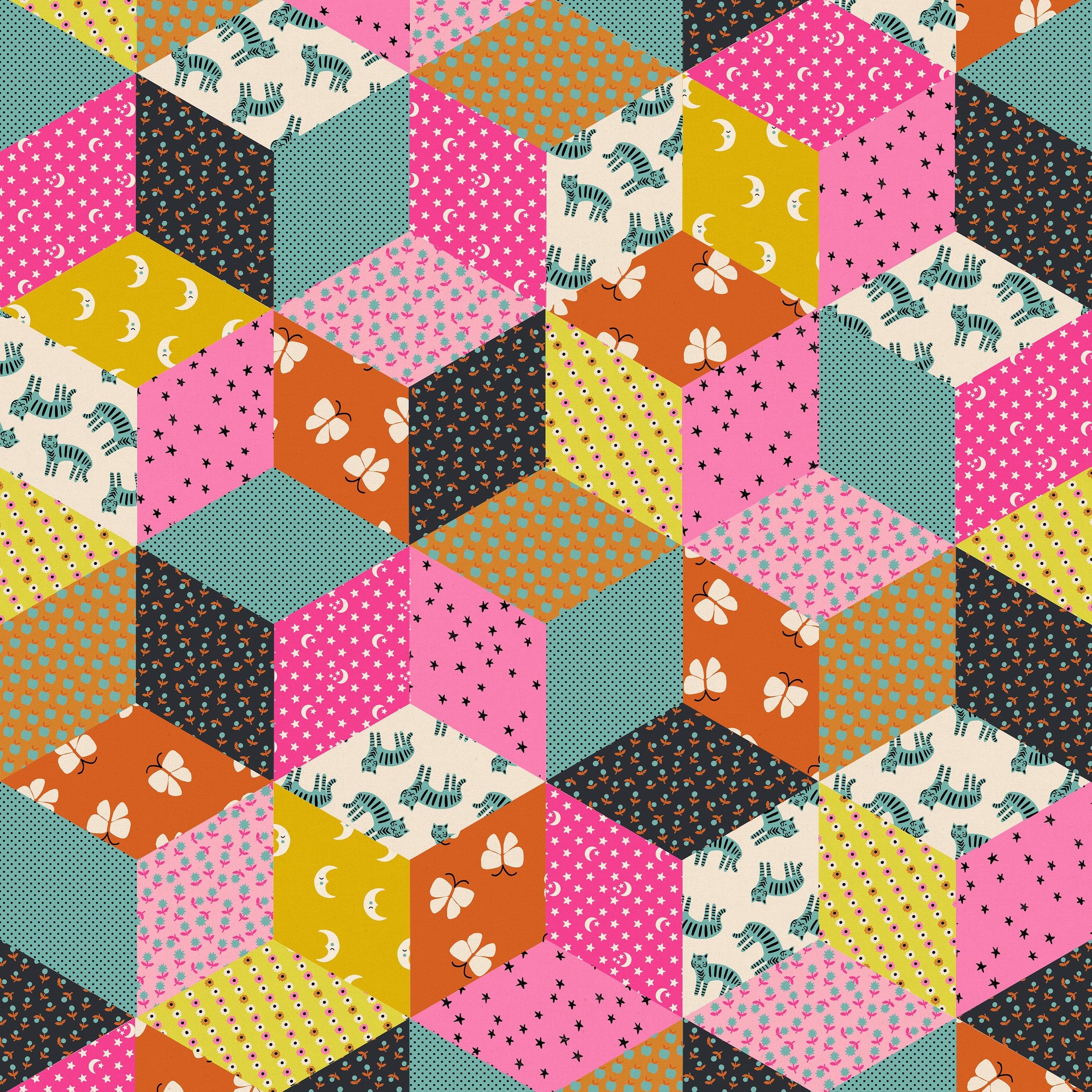 Ooh Lucky Lucky Cotton Canvas Fabric - Image 4