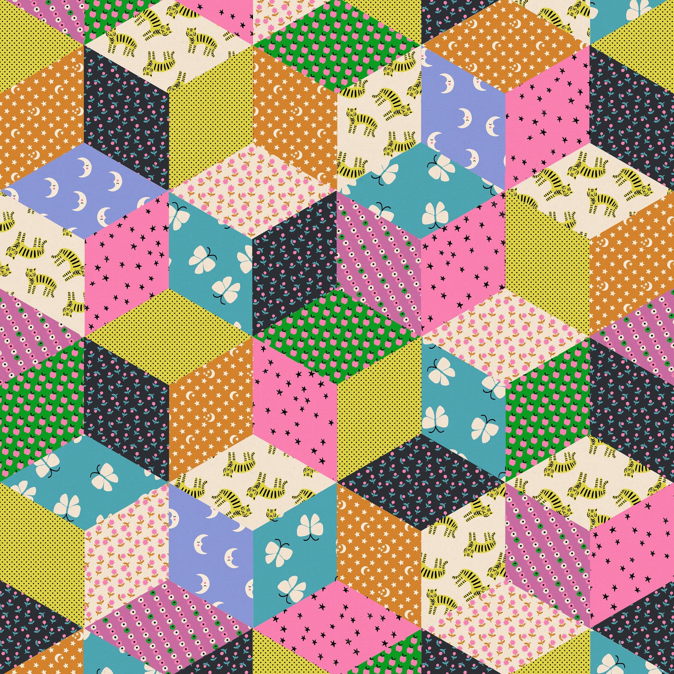Ooh Lucky Lucky Cotton Canvas Fabric - Image 5