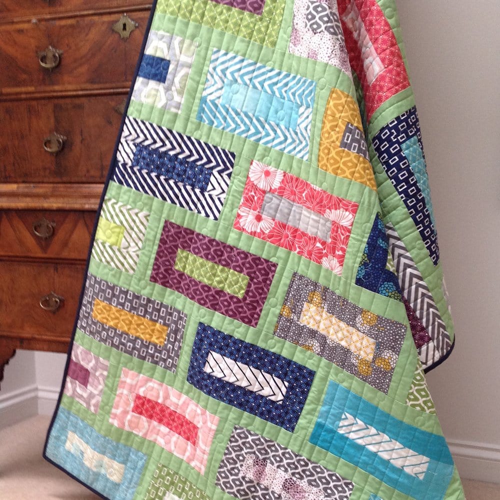 New Ways With Jelly Rolls: 12 Reversible Modern Jelly Roll Quilts: Book by Pam and Nicky Lintott - Image 8