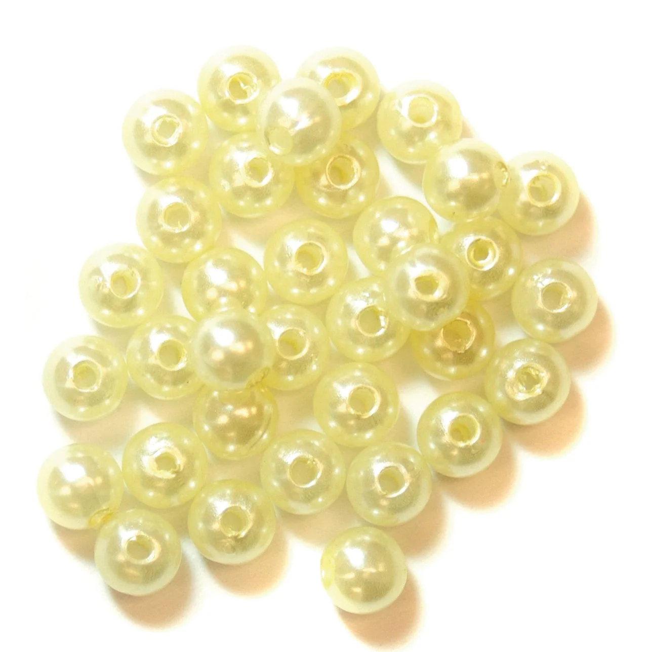 Pearl Beads: 6mm: Cream: 20 quantity