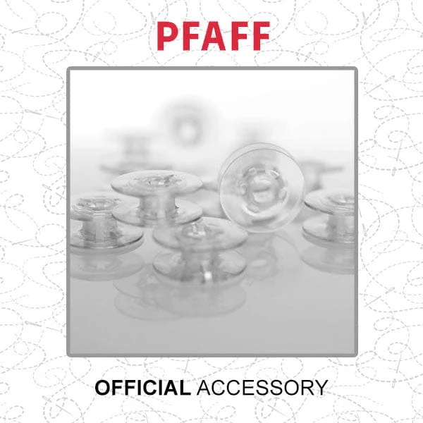 Pfaff 10 Pack Grey/Purple Bobbins 820921096 - Image 2