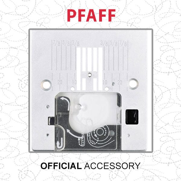 Pfaff Straight Stitch Plate With Inch Markings 820999096