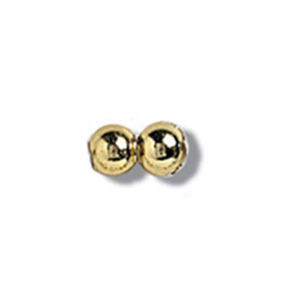 Plated Beads: 4mm: Gold: 45 quantity