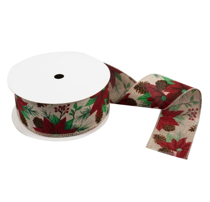 Premium Wire Edge Christmas Ribbon 63mm Wide - Image 10