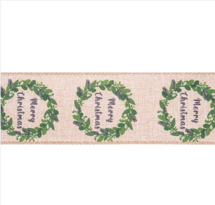 Premium Wire Edge Christmas Ribbon 63mm Wide - Image 4