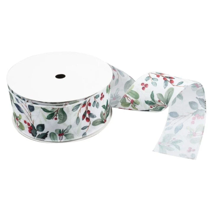 Premium Wire Edge Christmas Ribbon 63mm Wide - Image 5