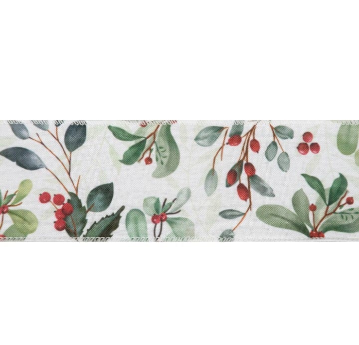 Premium Wire Edge Christmas Ribbon 63mm Wide - Image 6
