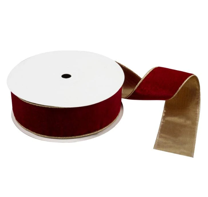 Premium Wire Edge Velvet Ribbon 63mm Wide - Image 2