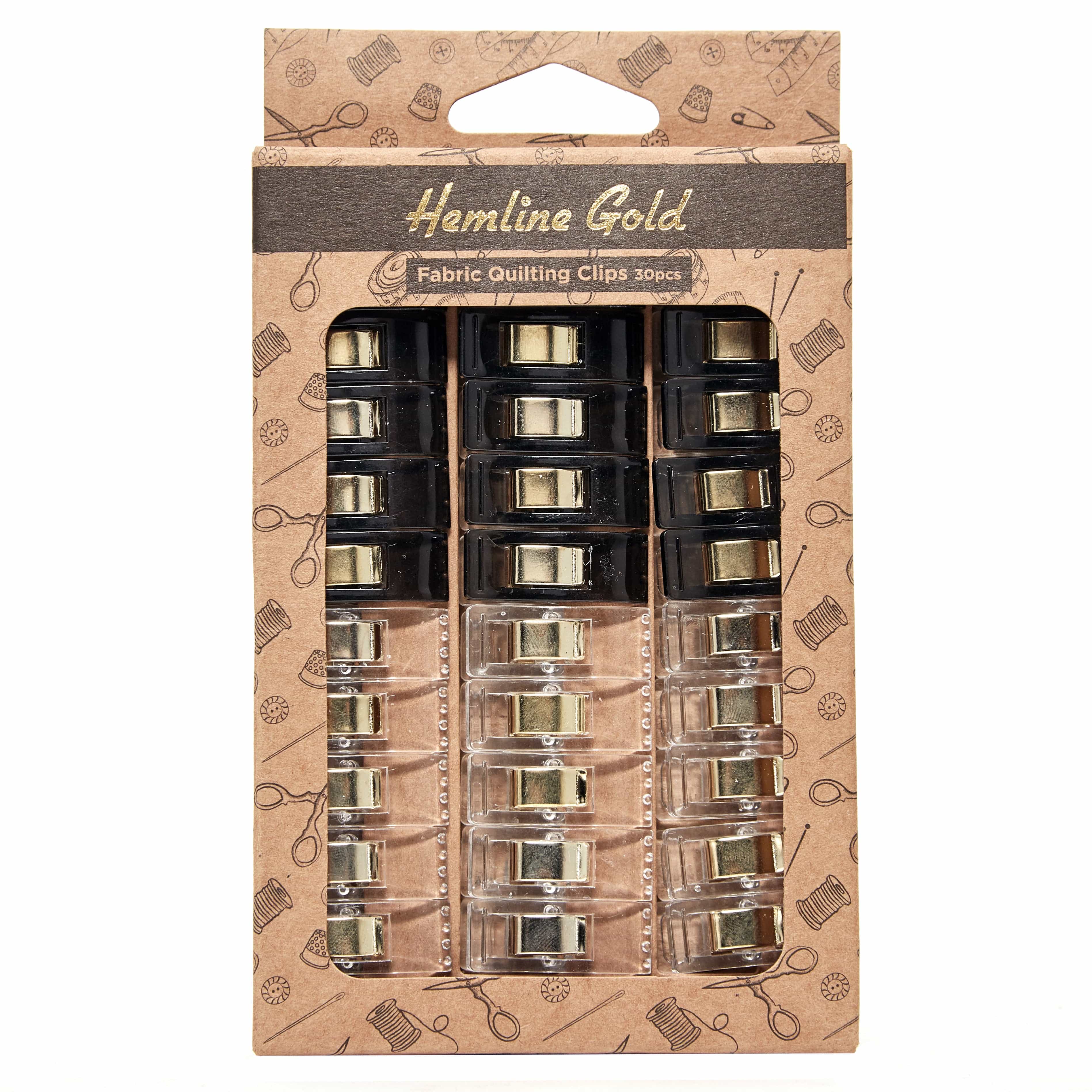 Quilters Bias Binding Clips 30 Pieces