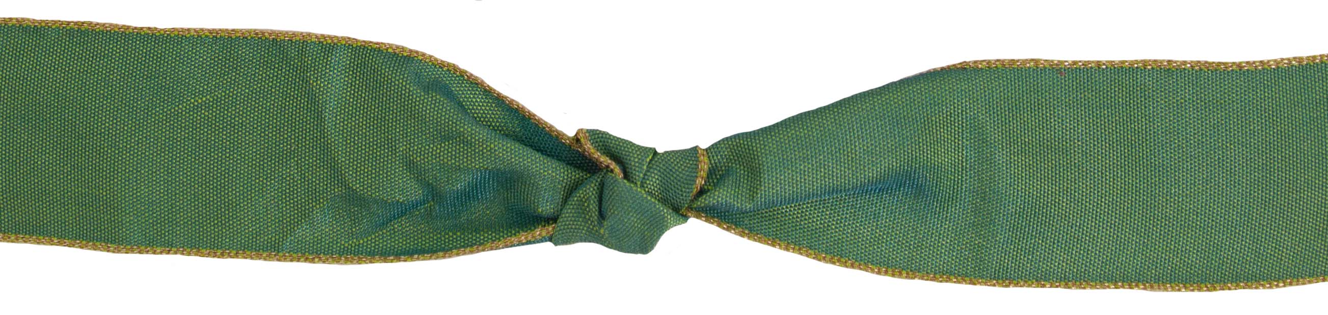 Radiance Ribbon Two Tone Shot Taffeta Metallic Edge Mizu Apple 25mm Wide
