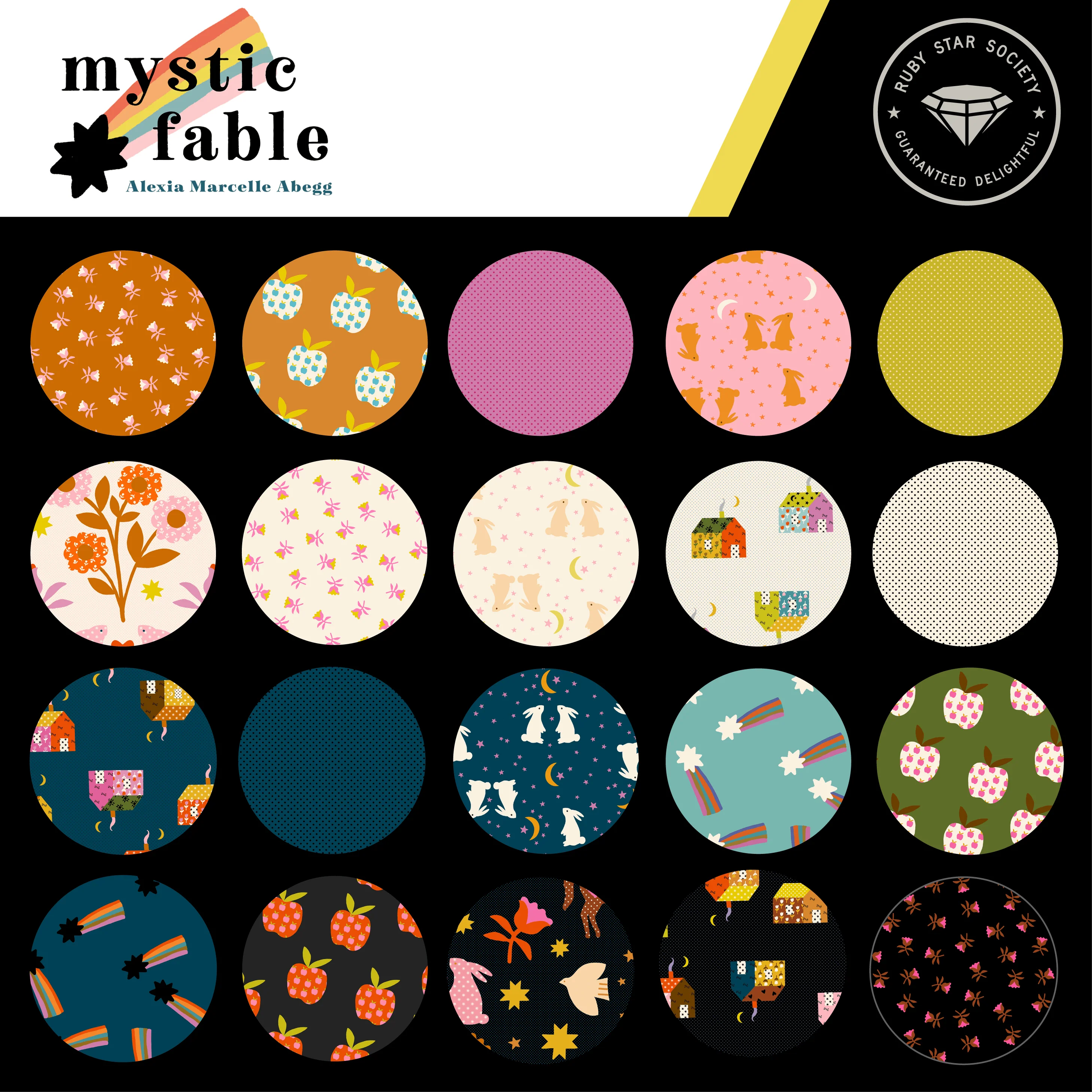 Ruby Star Society Mystic Fable Fat Quarter Bundle 23 Pieces - Image 2