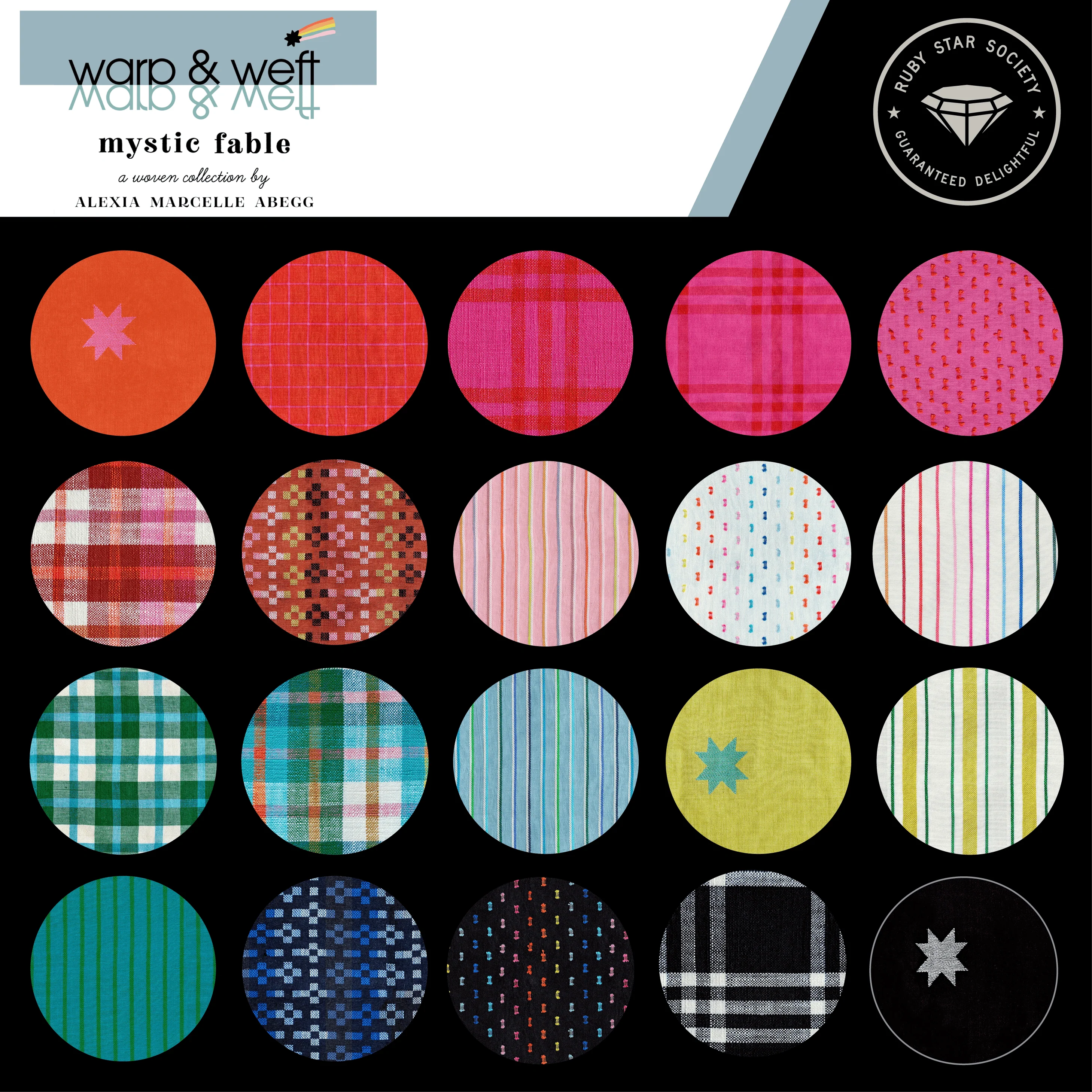 Ruby Star Society Warp and Weft Mystic Fable Fat Quarter Bundle 13 Pieces - Image 2