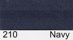 Satin Bias Binding: 2m x 15mm: Navy