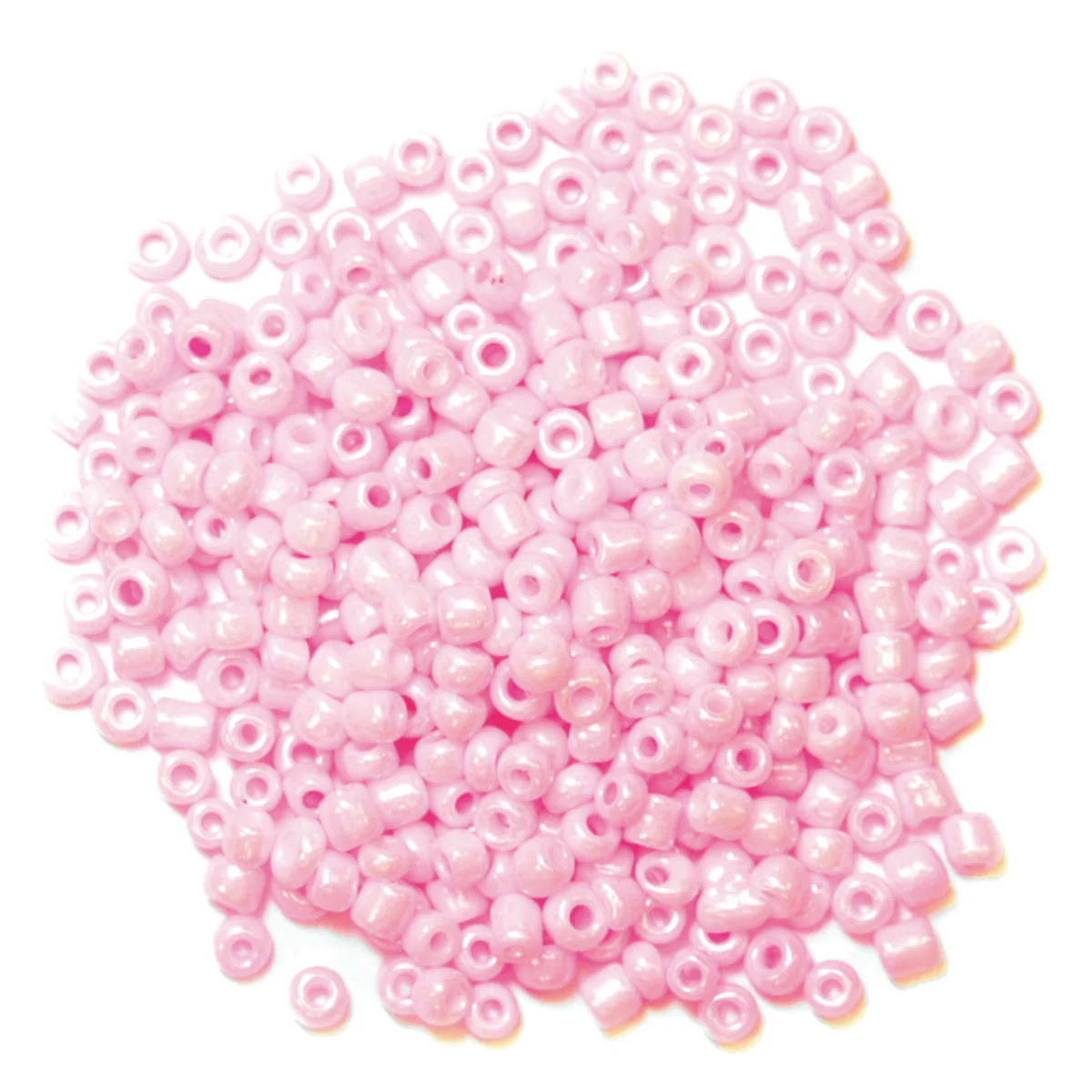 Beads: Seed: Pink: 8g in a pack