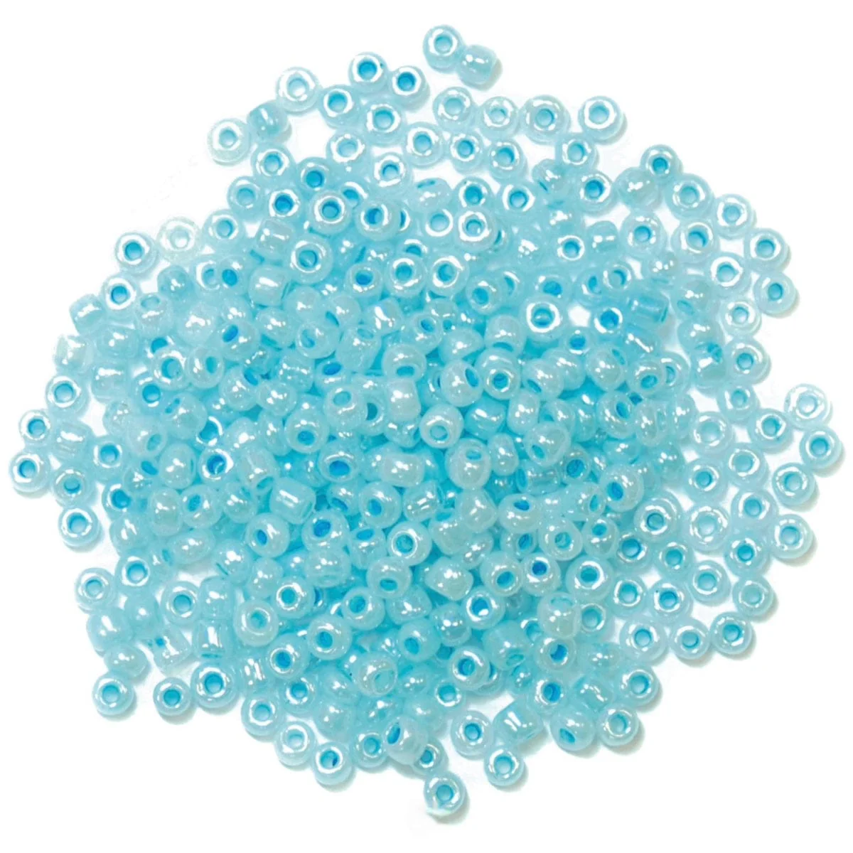 Beads: Seed: Ice Blue: 8g in a pack
