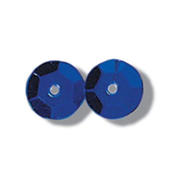 Sequins: Cup: 8mm: Royal Blue