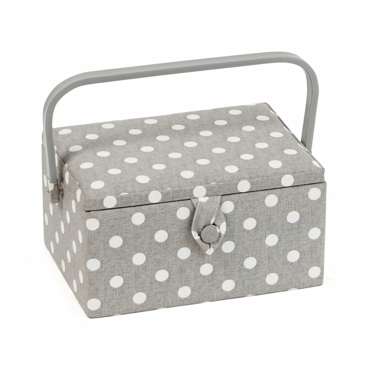 Sewing Box Grey Spot