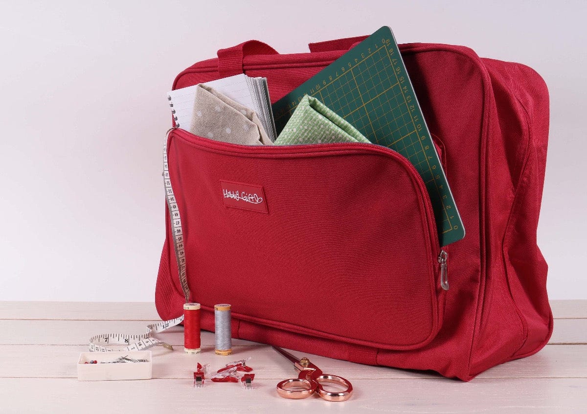 Sewing Machine Bag Red Fits Standard Domestic Sewing Machine - Image 3