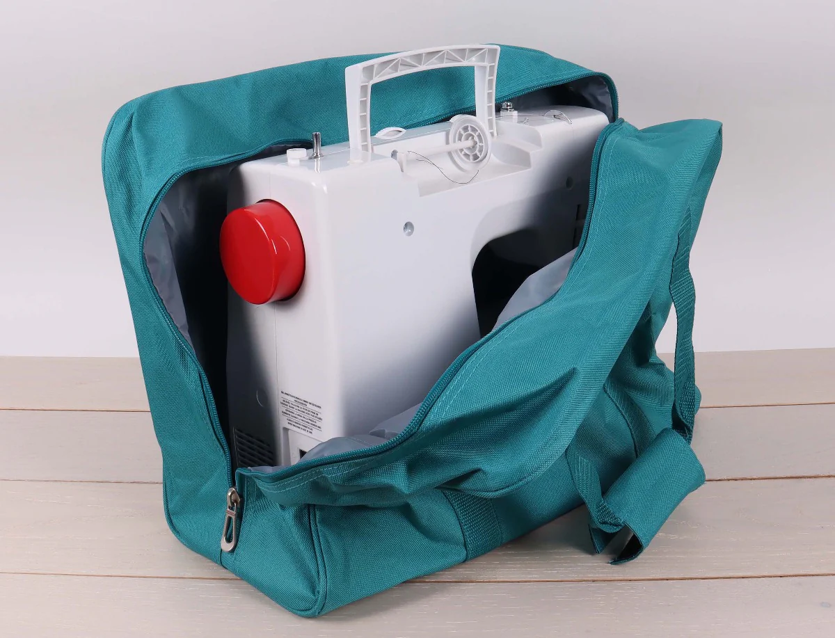 Sewing Machine Bag Teal Fits Standard Domestic Sewing Machine - Image 7