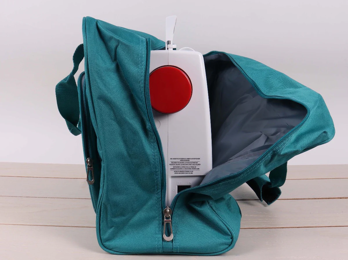 Sewing Machine Bag Teal Fits Standard Domestic Sewing Machine - Image 8