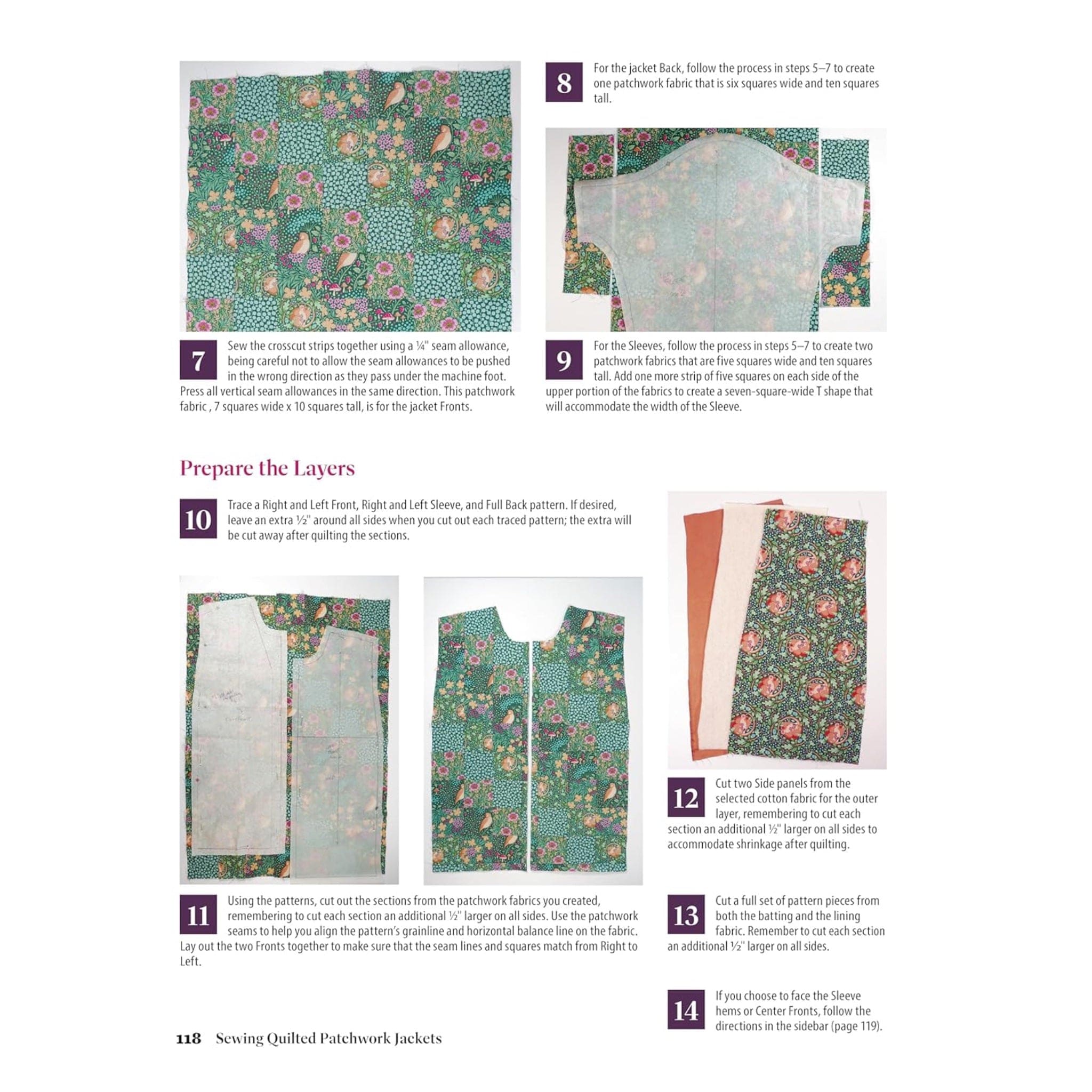 Sewing Quilted Patchwork Jackets - Image 4