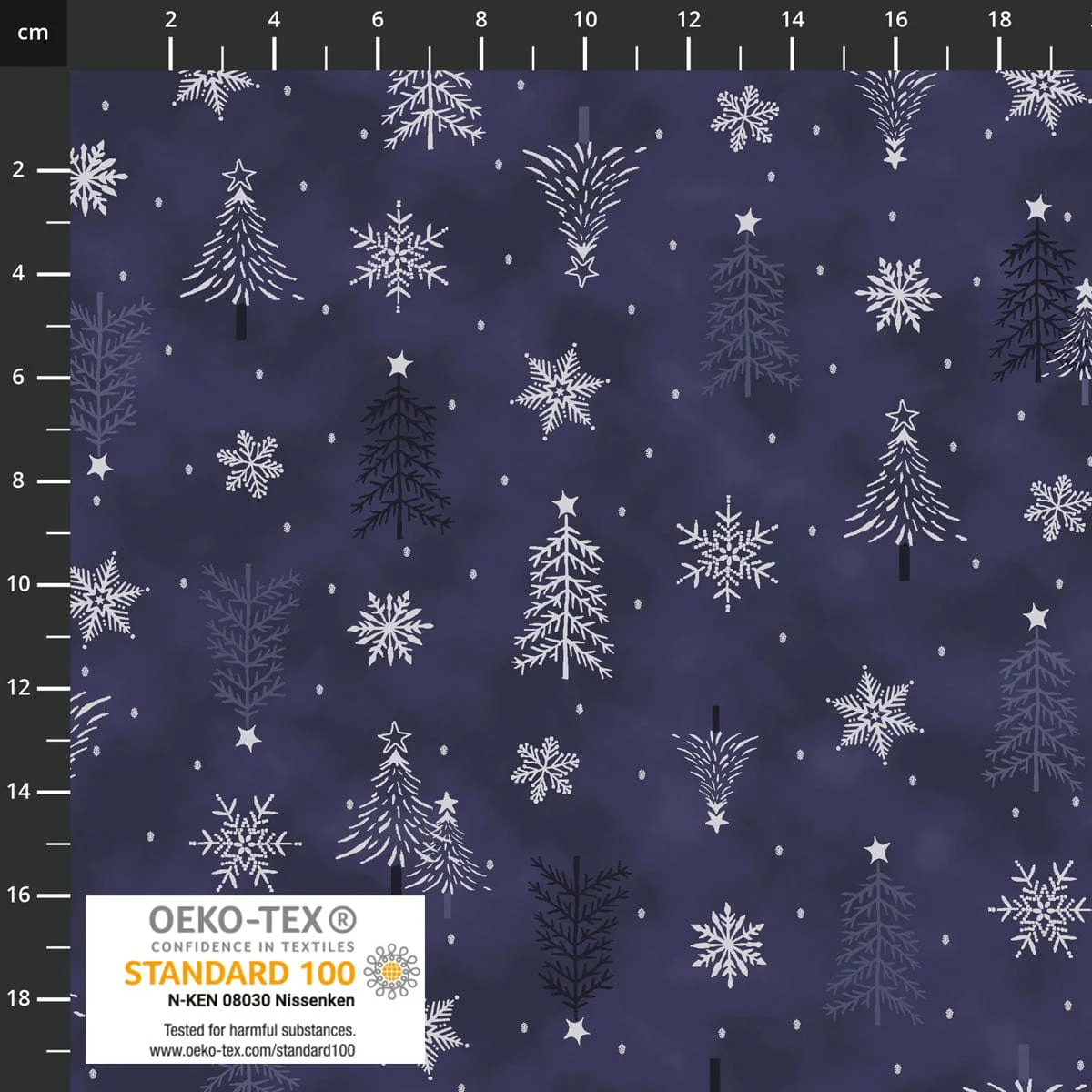 Stof Frosty Snowflake Fabric - Image 2