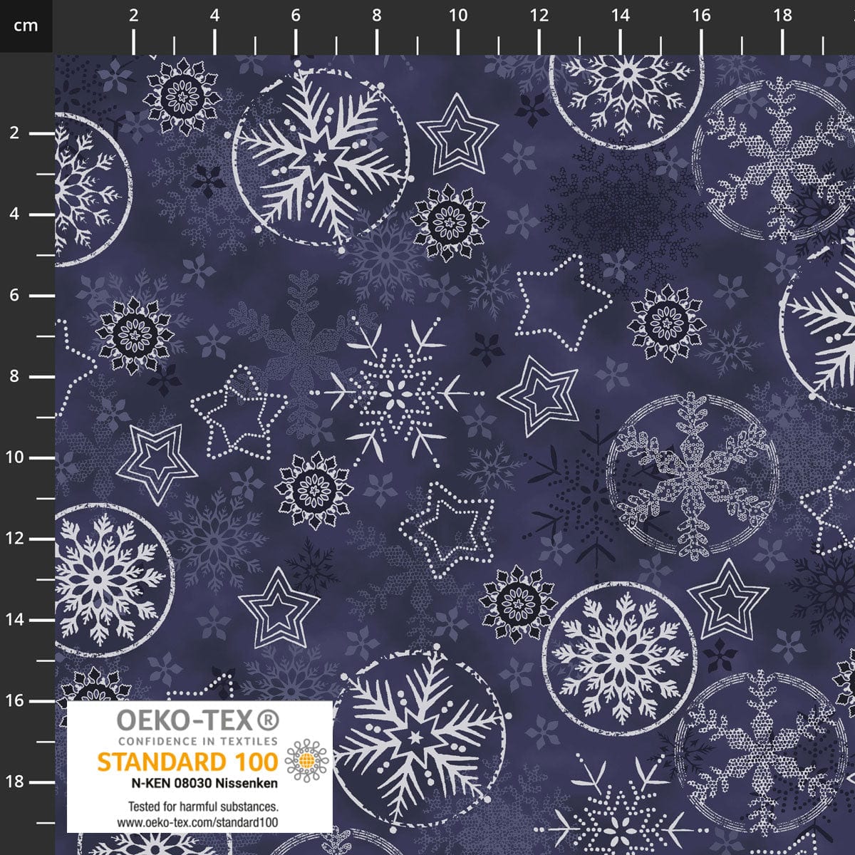 Stof Frosty Snowflake Fabric - Image 7