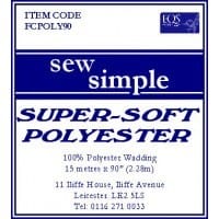 Super Soft Wadding 100% Polyester 124 Inch Wide - Image 3