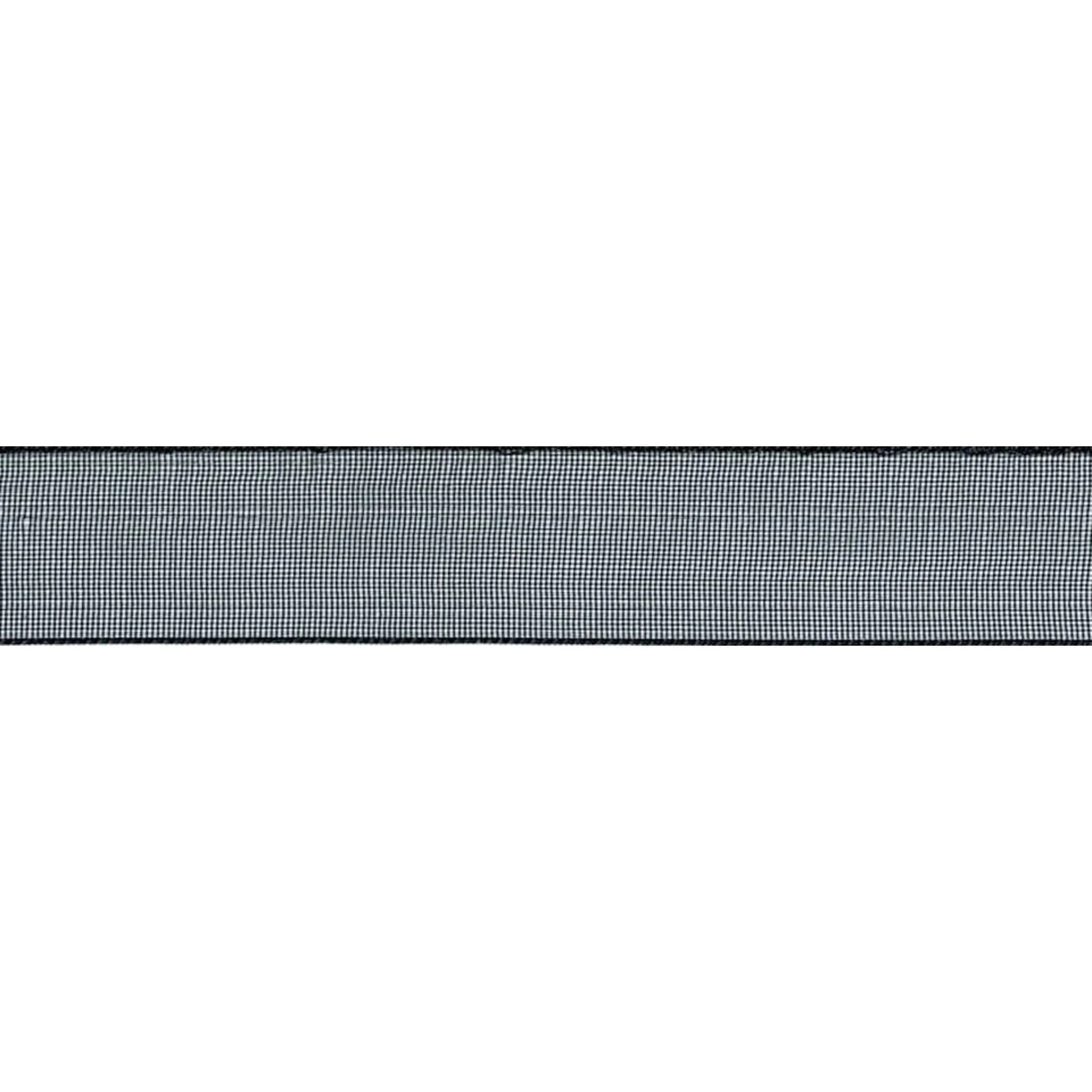 Super Sheer Ribbon: 15mm wide: Black. Price per metre.