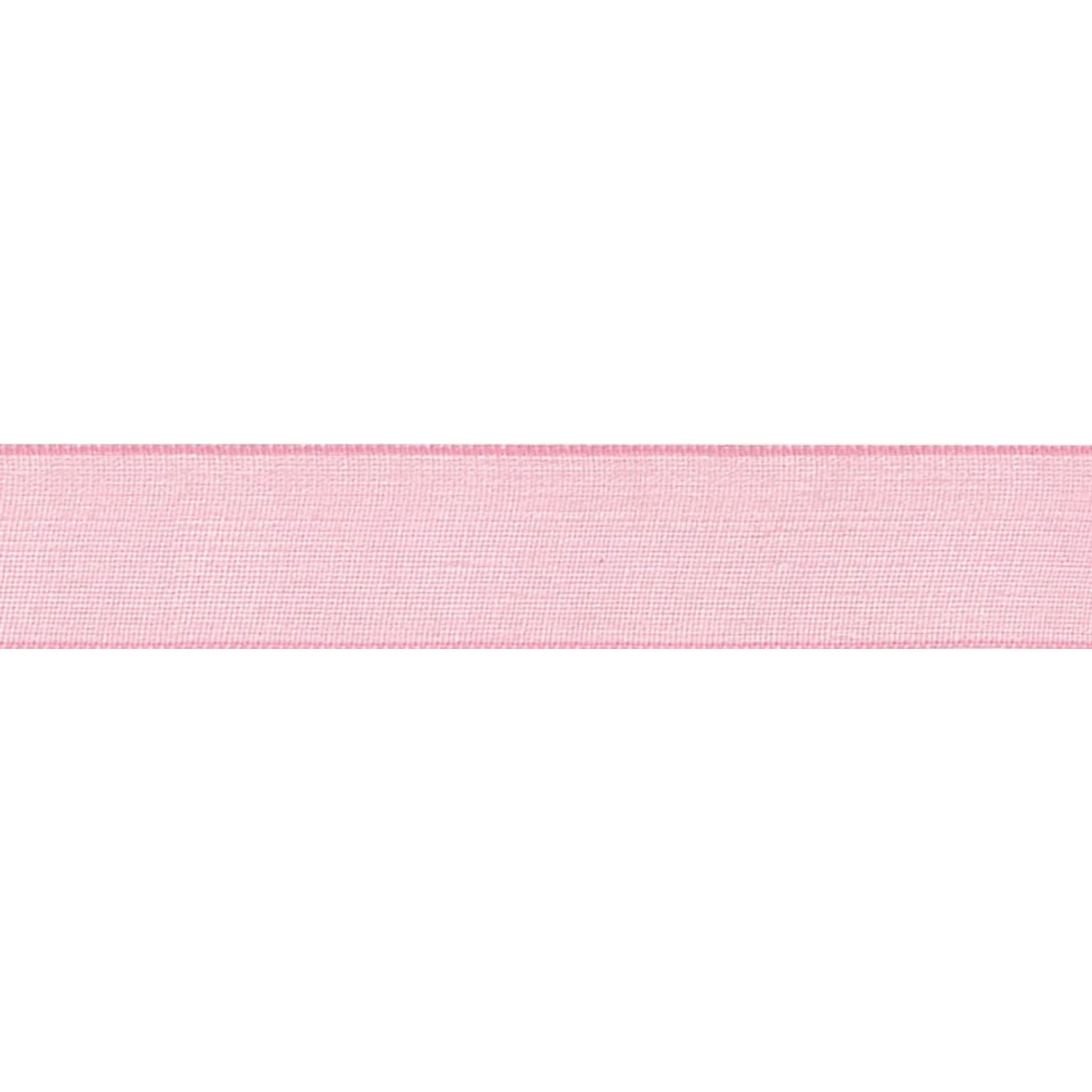 Super Sheer Ribbon: 15mm: Pink. Price per metre.