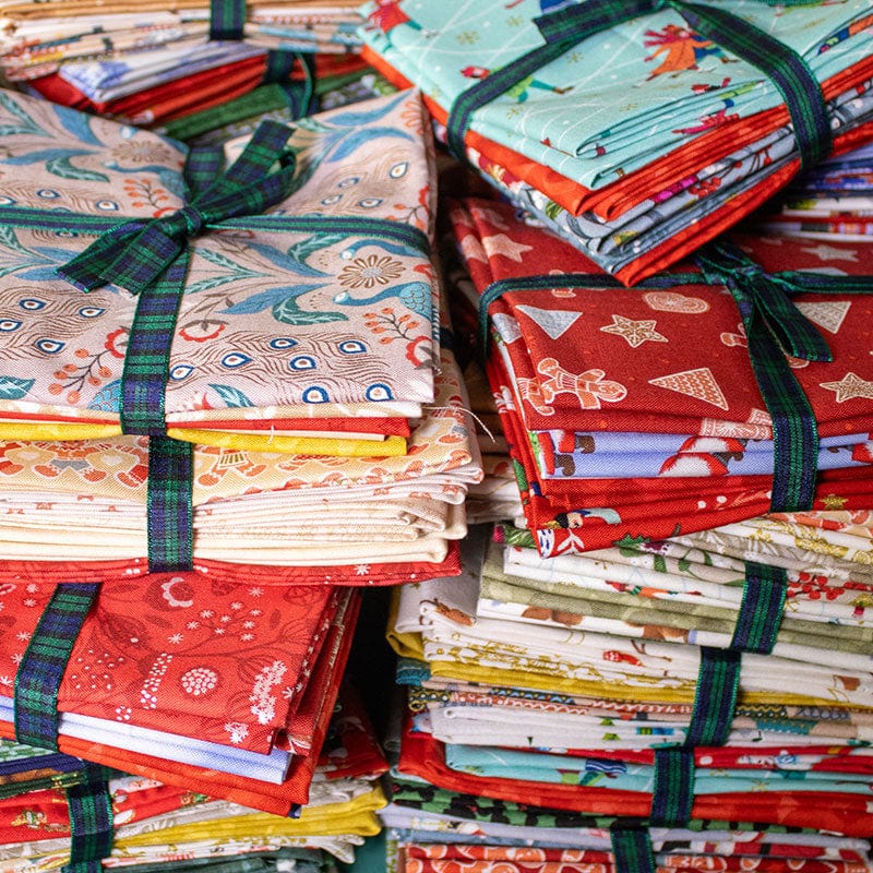 The Sewing Studio Christmas Fat Quarters Set of Five