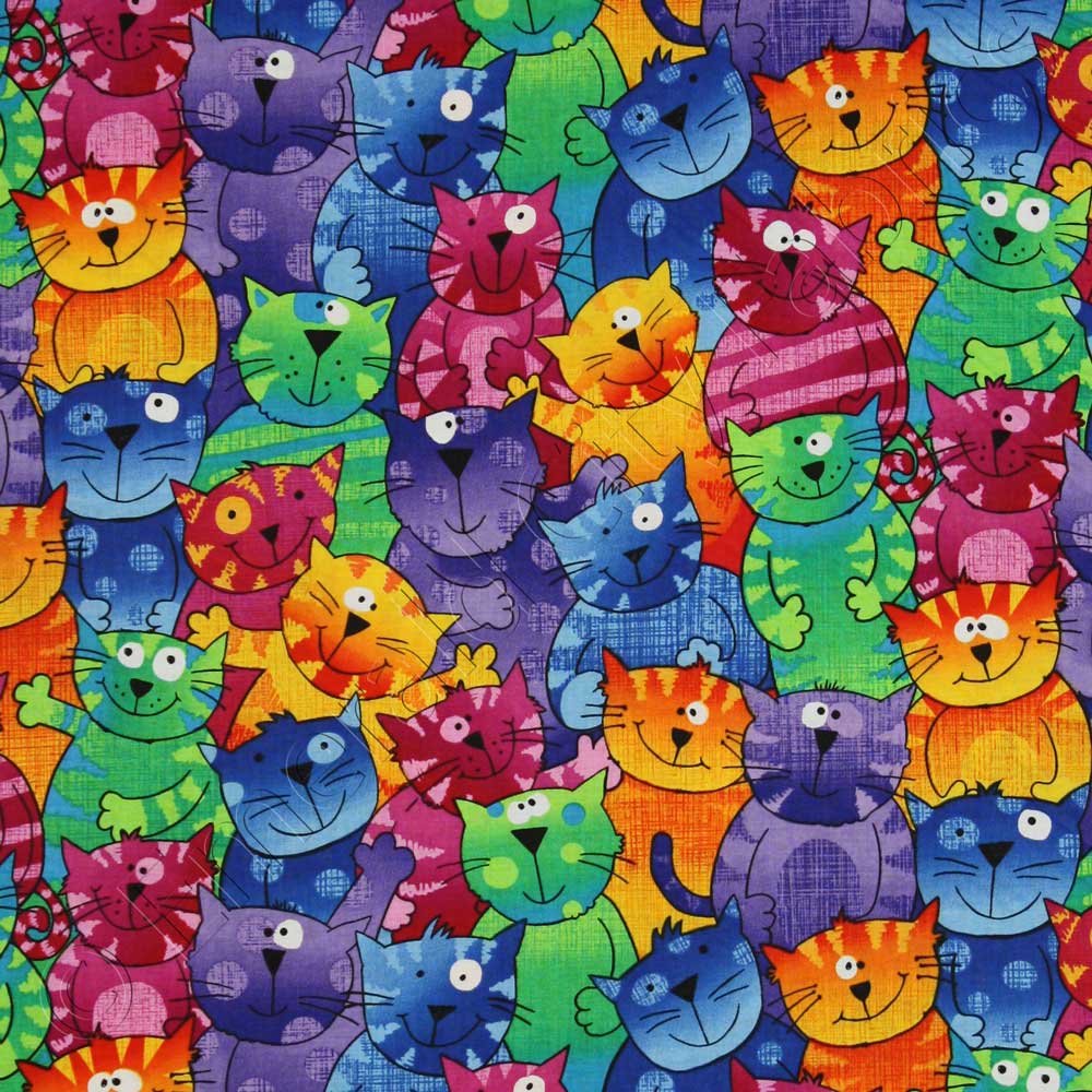 Timeless Treasures Cats and Dogs Fabric - Image 21