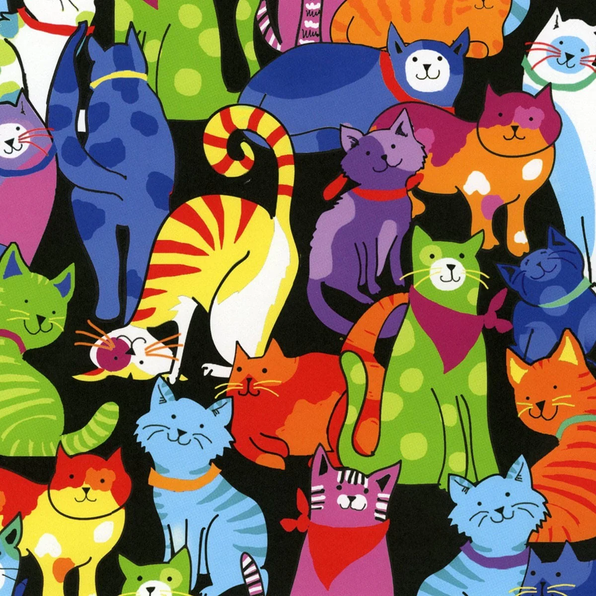 Timeless Treasures Cats and Dogs Fabric - Image 4