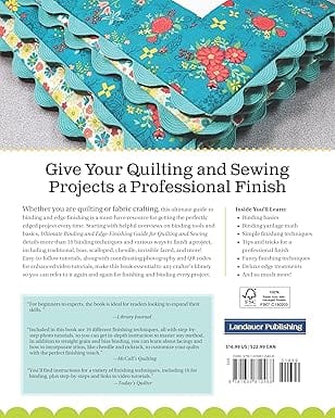 Ultimate Binding and Edge-Finishing Guide for Quilting and Sewing Book - Image 2