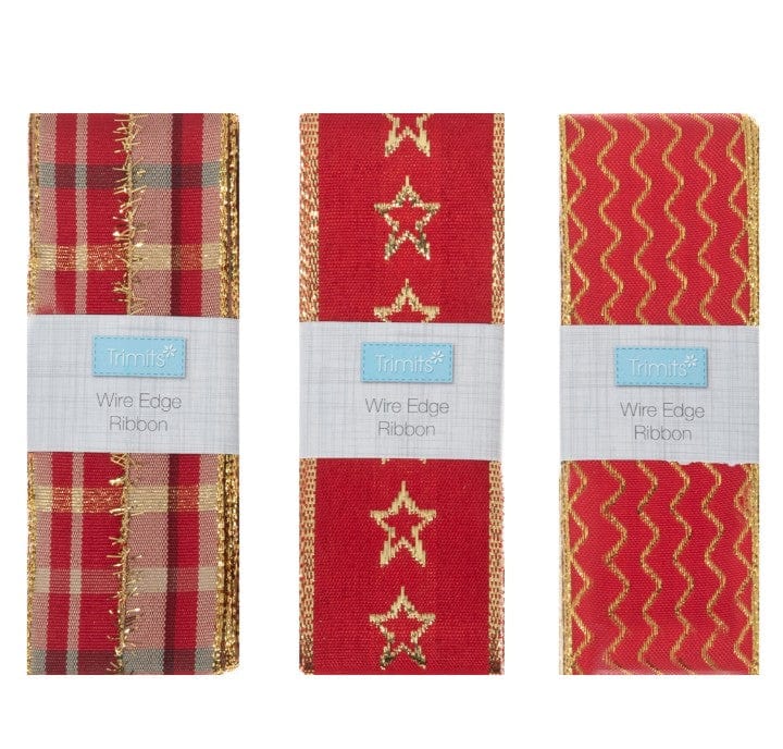 Wire Edge Ribbon Pack 2 Metres 38mm Wide - Image 2