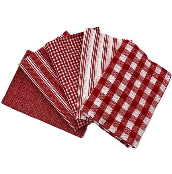 Woven Cotton Homespun: Fat Quarter Pack (4 colour options) 5 Piece - Image 4