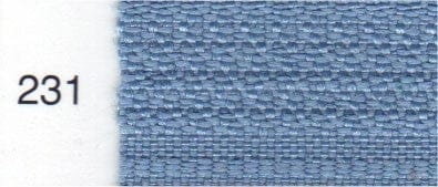 YKK Brass Jeans Zip 15cm / 6 inch: Airforce Blue (Colour 231) - Image 2